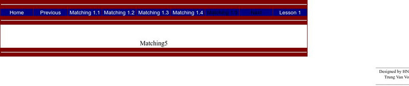 Vietnamese English Matching Games Website