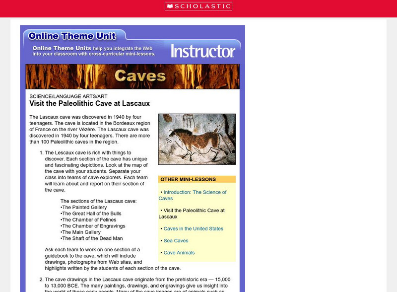 Scholastic: Visit the Paleolithic Cave at Lascaux Professional Doc
