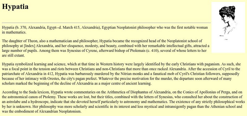 Ucsd: Hypatia Handout Ucsd: Hypatia Handout