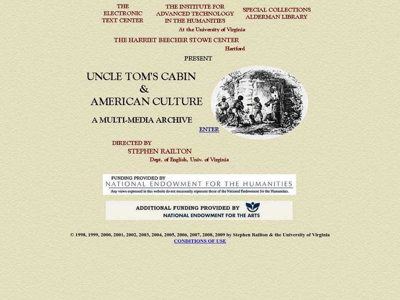 Uva: Uncle Tom's Cabin and American Culture: Multi Media Archive Interactive Uva: Uncle Tom's Cabin and American Culture: Multi Media Archive Interactive