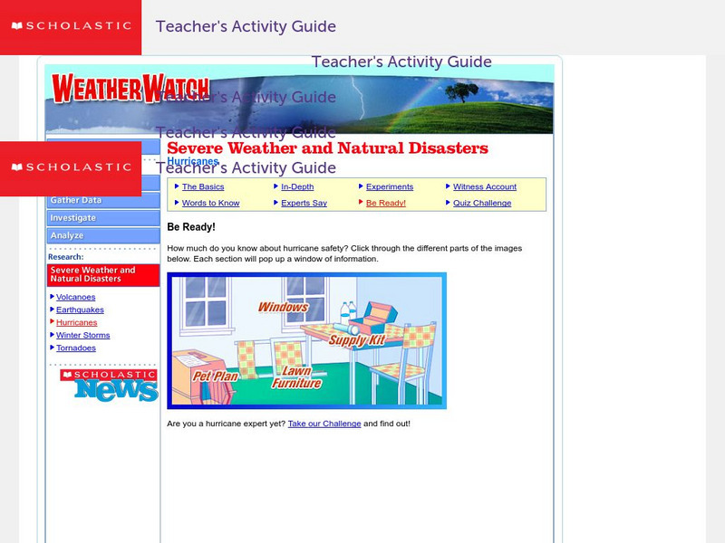 Scholastic: Preparing for a Hurricane Unknown Type Scholastic: Preparing for a Hurricane Unknown Type