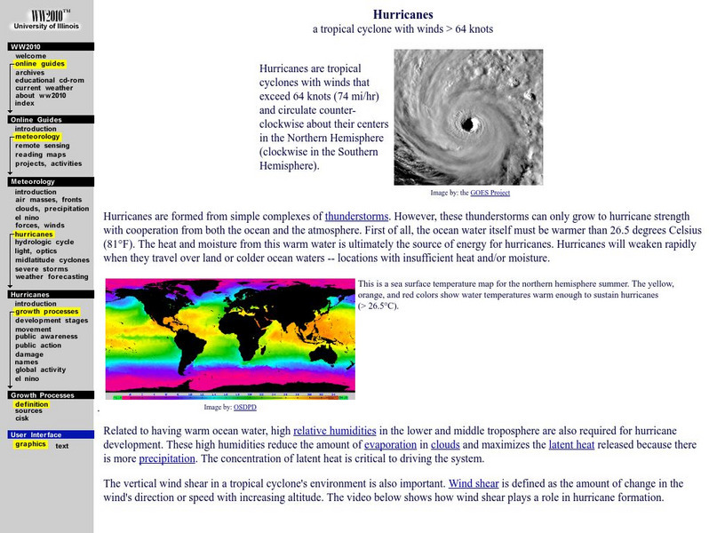 University of Illinois Urbana Champaign: Definition/growth of Hurricanes Website University of Illinois Urbana Champaign: Definition/growth of Hurricanes Website
