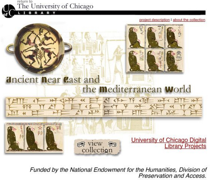 University of Chicago: Ancient Near East and the Mediterranean World Graphic