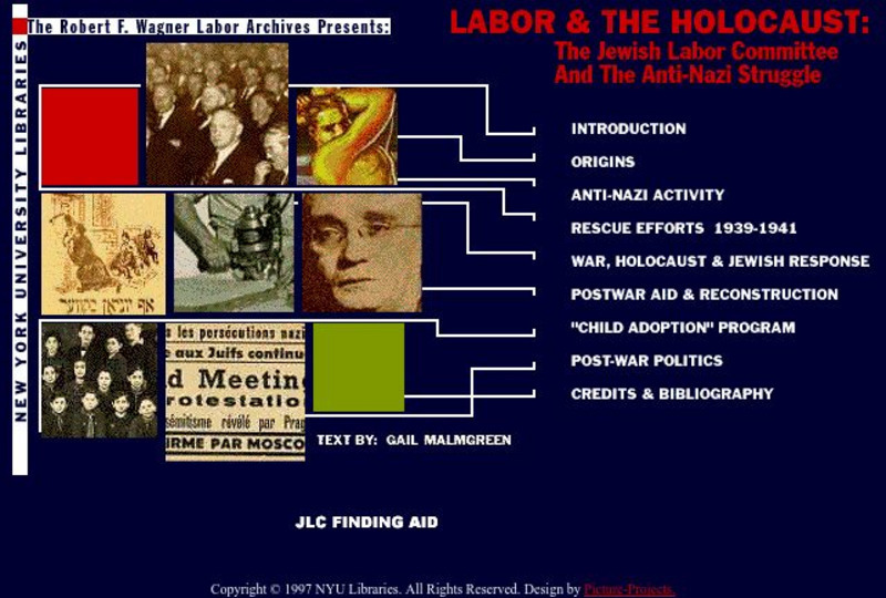 Nyu: Labor & the Holocaust: The Jewish Labor Committee Website Nyu: Labor & the Holocaust: The Jewish Labor Committee Website
