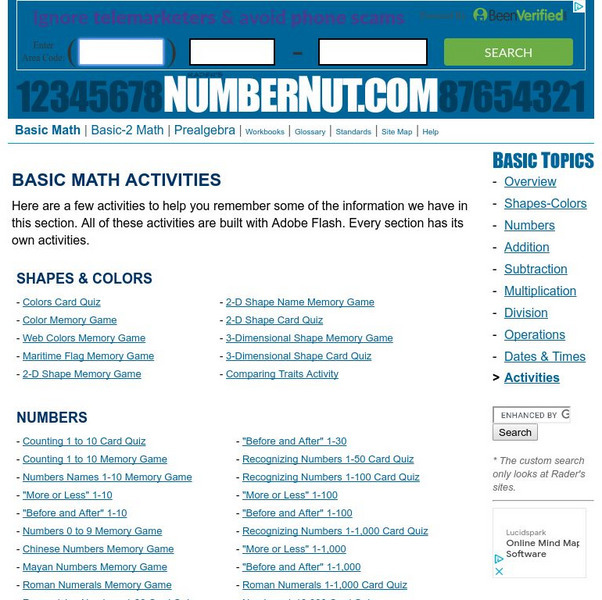 Number Nut: Multiplication: Multiplication by Sevens Activity Number Nut: Multiplication: Multiplication by Sevens Activity