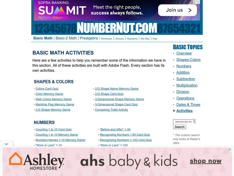 Number Nut: Multiplication: Single Digit Multiplication (Horizontal) Activity Number Nut: Multiplication: Single Digit Multiplication (Horizontal) Activity