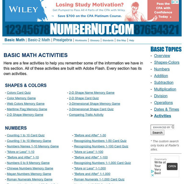 Number Nut: Multiplication: Comparing Multiplication Products Activity Number Nut: Multiplication: Comparing Multiplication Products Activity
