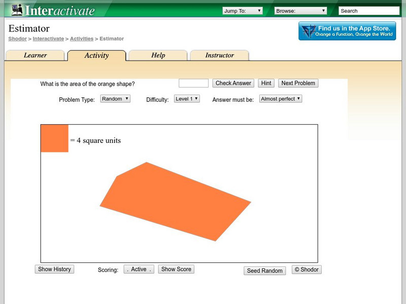 Shodor Interactivate: Estimator Interactive Shodor Interactivate: Estimator Interactive