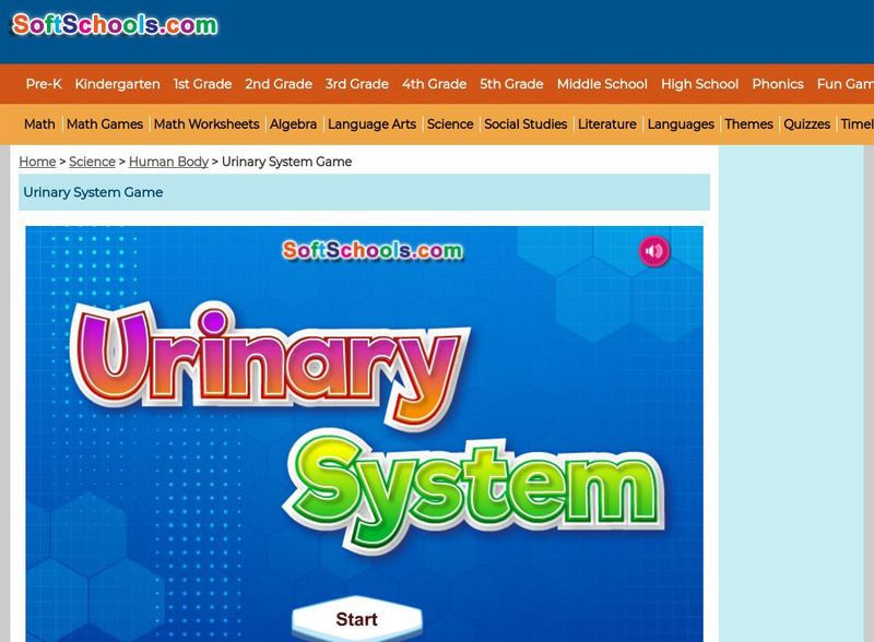 Soft Schools: Urinary System Game Interactive Soft Schools: Urinary System Game Interactive