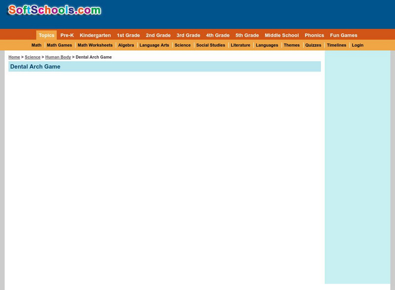 Soft Schools: Dental Arch Game Interactive Soft Schools: Dental Arch Game Interactive