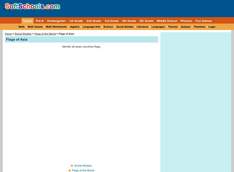 Soft Schools: Flags of Asia Quiz Unknown Type Soft Schools: Flags of Asia Quiz Unknown Type