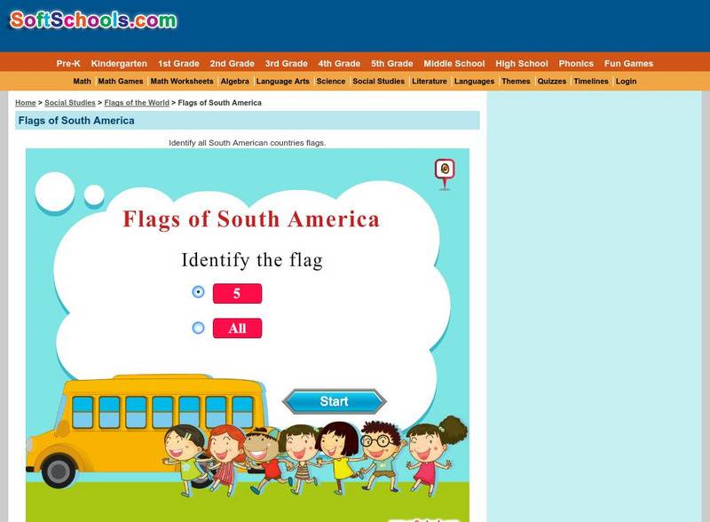 Soft Schools: Flags of South America Unknown Type Soft Schools: Flags of South America Unknown Type