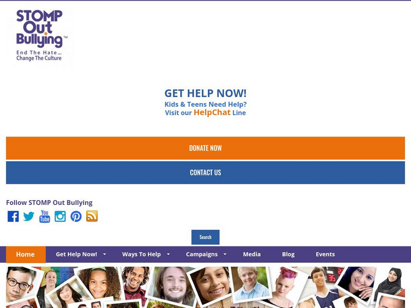 Stomp Out Bullying Website Stomp Out Bullying Website
