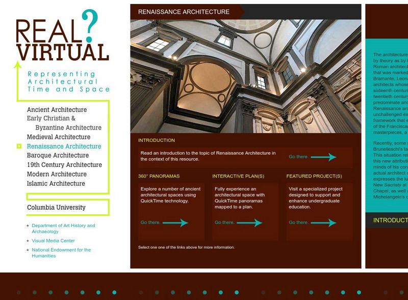 Columbia University: Renaissance Architecture Website Columbia University: Renaissance Architecture Website