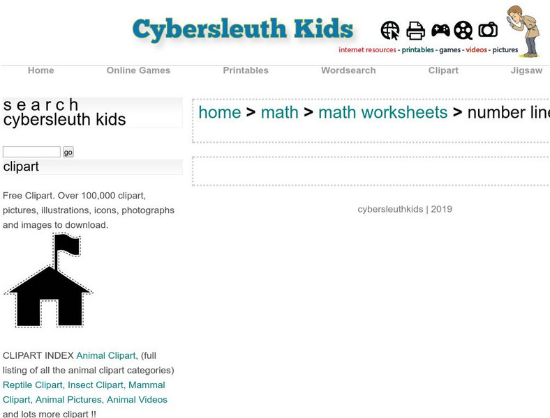 Cyber Sleuth Kids: Number Line Worksheets Website Cyber Sleuth Kids: Number Line Worksheets Website
