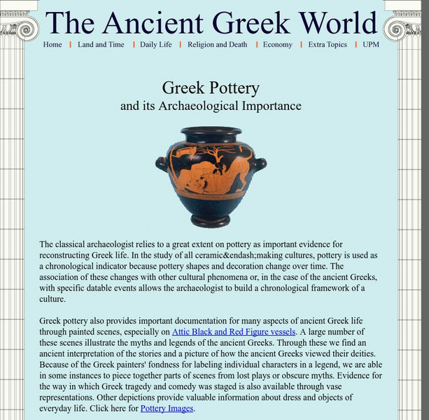 Penn Museum: Ancient Greek World Greek Pottery Handout Penn Museum: Ancient Greek World Greek Pottery Handout