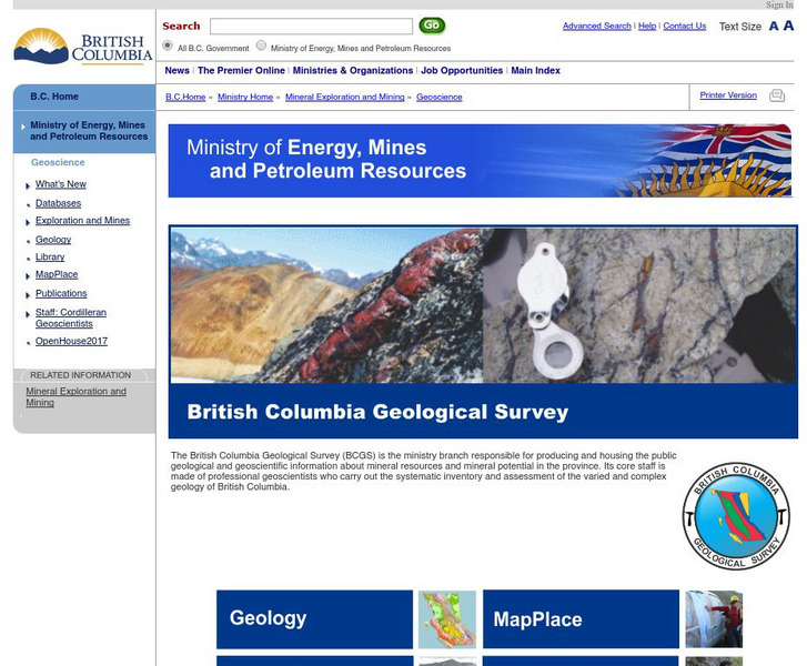 B.c. Ministry of Energy, Mines and Petroleum Resources: Earthquakes in b.c. Handout B.c. Ministry of Energy, Mines and Petroleum Resources: Earthquakes in b.c. Handout