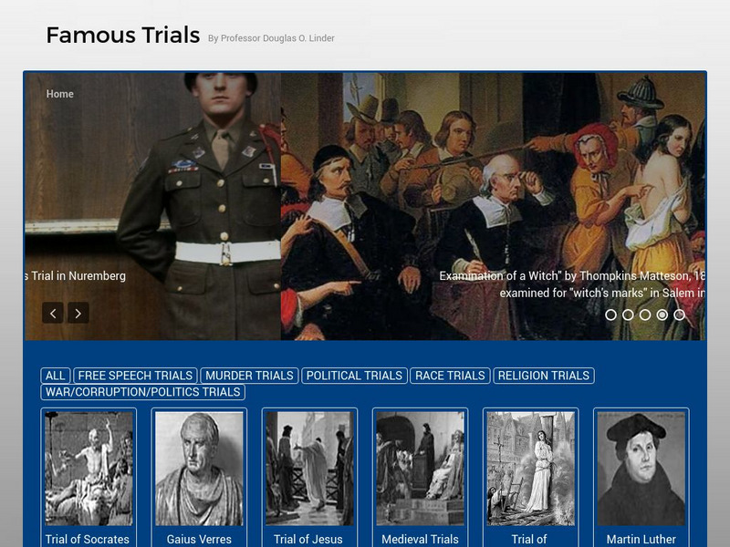 Famous Trials Handout Famous Trials Handout