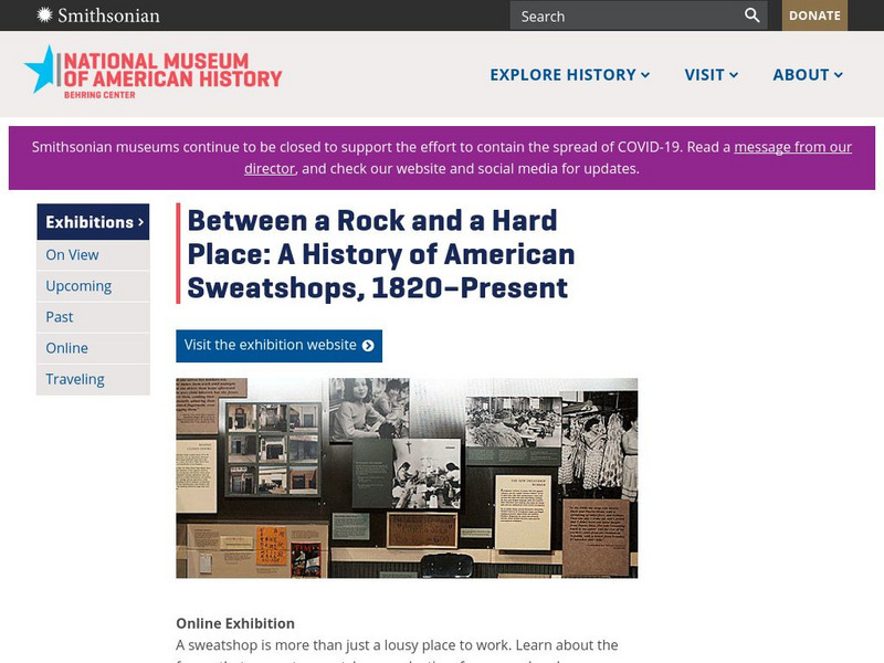 National Museum of American History: Between a Rock and a Hard Place Interactive National Museum of American History: Between a Rock and a Hard Place Interactive