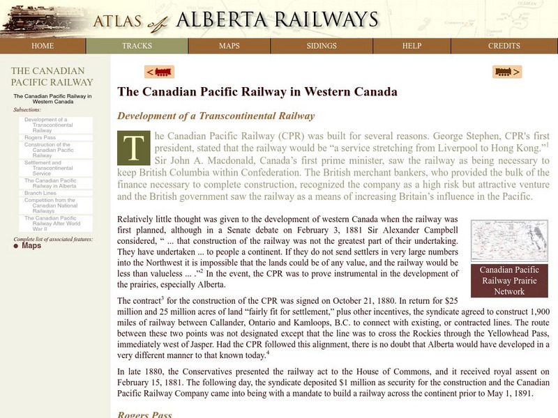 Development of a Transcontinental Railway Website Development of a Transcontinental Railway Website
