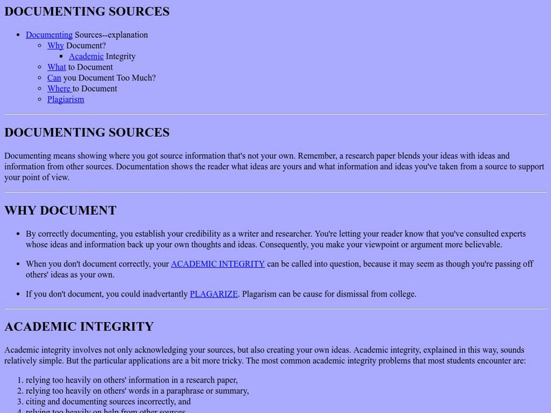 Empire State College: Documenting Sources Activity Empire State College: Documenting Sources Activity