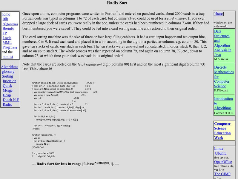 Radix Sort Website Radix Sort Website