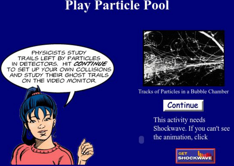 Fermilab: Play Particle Pool Interactive Fermilab: Play Particle Pool Interactive