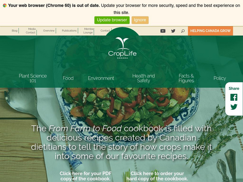 Crop Life Canada Website Crop Life Canada Website