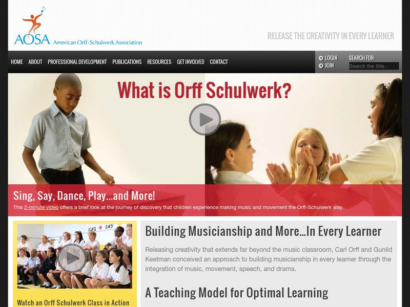 What Is Orff Schulwerk? Website What Is Orff Schulwerk? Website
