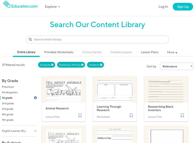 Education.com: 1st Grade Reading & Writing Resources Unknown Type Education.com: 1st Grade Reading & Writing Resources Unknown Type