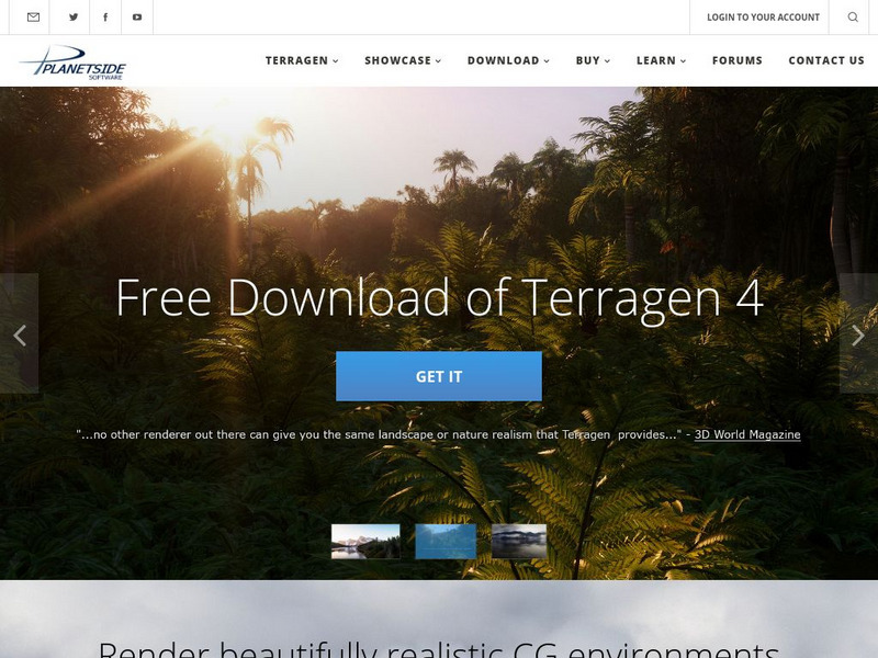 Photorealistic Scenery Rendering Software Website