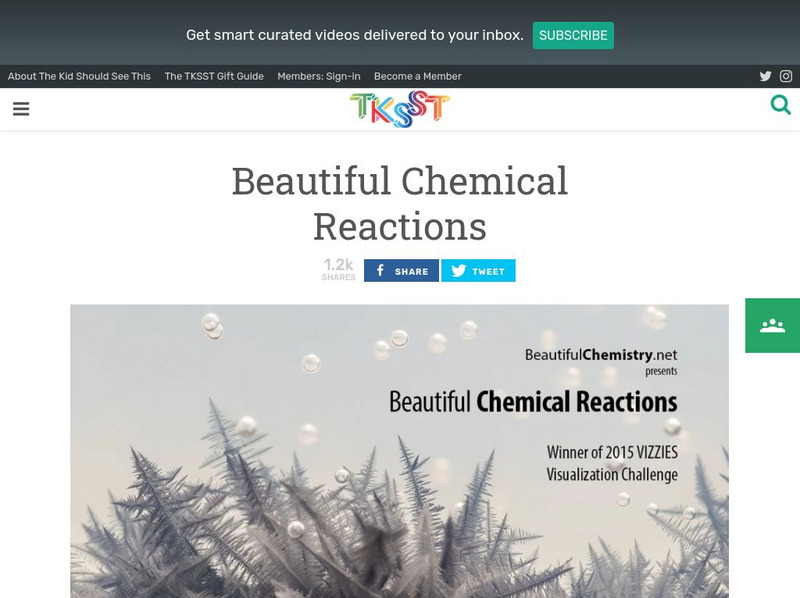 Tksst: Beautiful Chemical Reactions Instructional Video