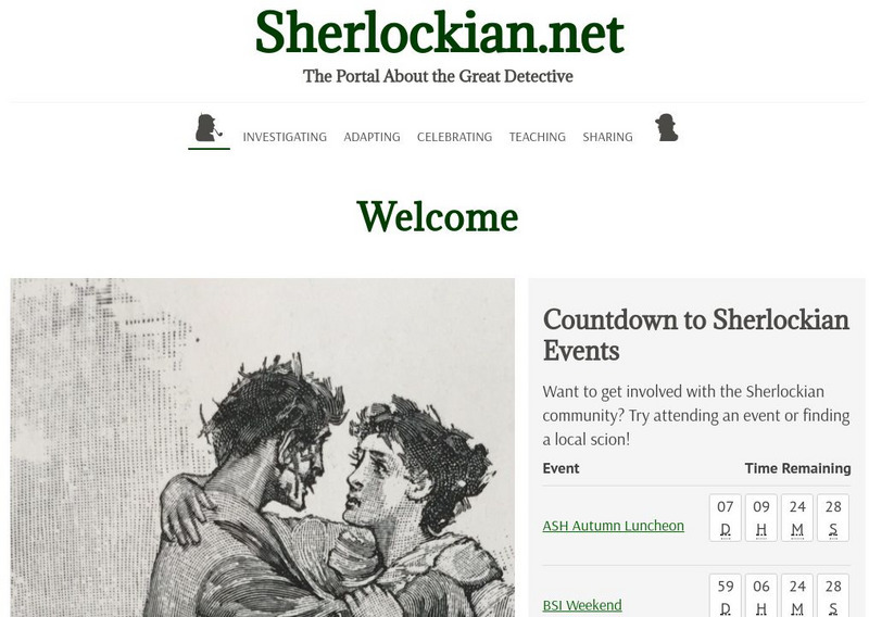 Sherlockian.net : Everything the Web Offers on S. Holmes Website Sherlockian.net : Everything the Web Offers on S. Holmes Website