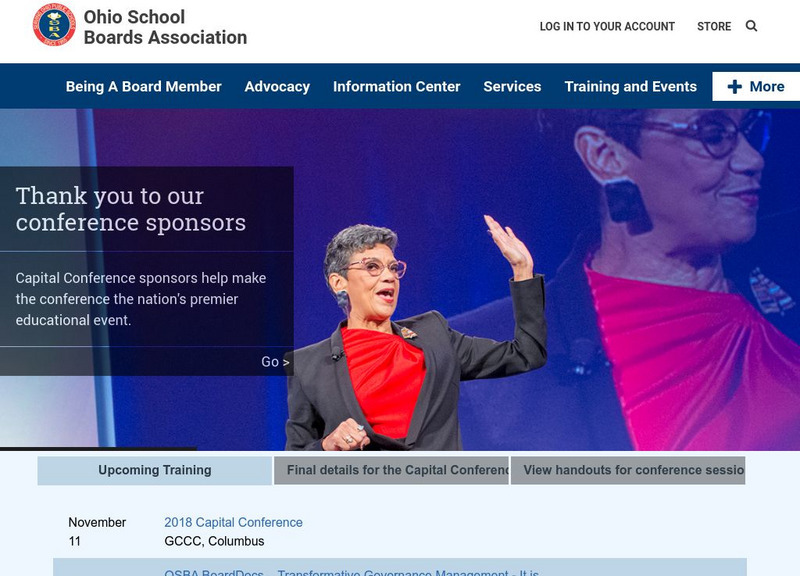 Ohio School Boards Association: Homepage Website Ohio School Boards Association: Homepage Website