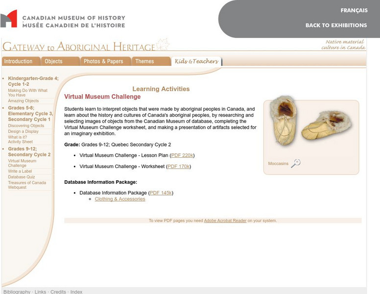Virtual Museum Challenge Website Virtual Museum Challenge Website