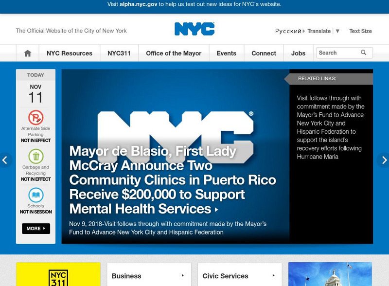 New York City Government Official Website Website New York City Government Official Website Website