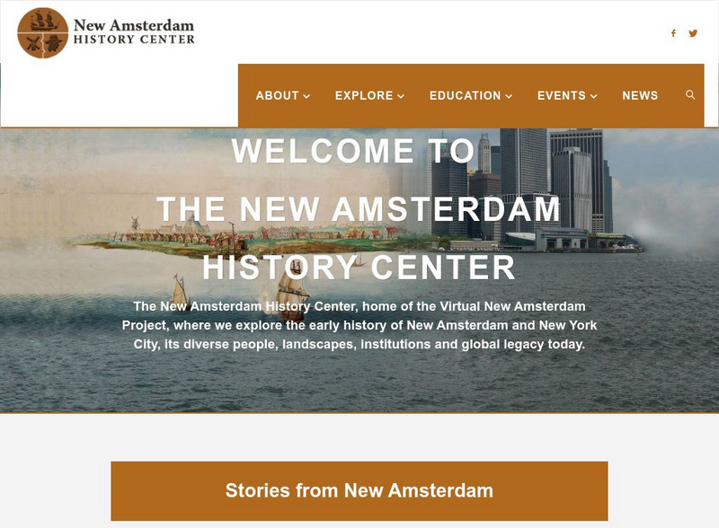 New Amsterdam History Center Website New Amsterdam History Center Website