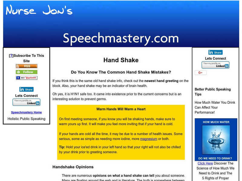 Hand Shake: Do You Know the Common Hand Shake Mistakes? Website Hand Shake: Do You Know the Common Hand Shake Mistakes? Website