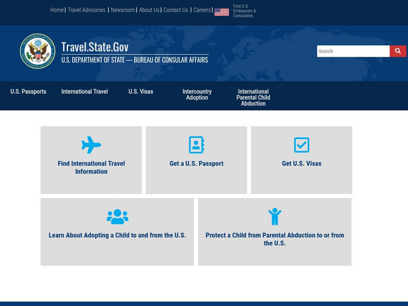 The Bureau of Consular Affairs Website The Bureau of Consular Affairs Website