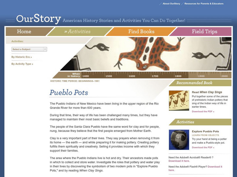 National Museum of American History: Pueblo Pots Website