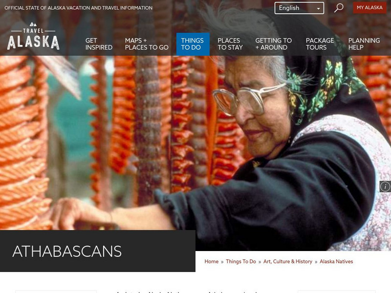 Travel Alaska: Native Alaskans: Athabascans Website Travel Alaska: Native Alaskans: Athabascans Website