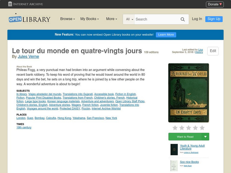 Open Library: Around the World in Eighty Days eBook Open Library: Around the World in Eighty Days eBook