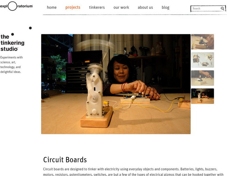 Exploratorium: The Tinkering Studio: Circuit Boards Article Exploratorium: The Tinkering Studio: Circuit Boards Article