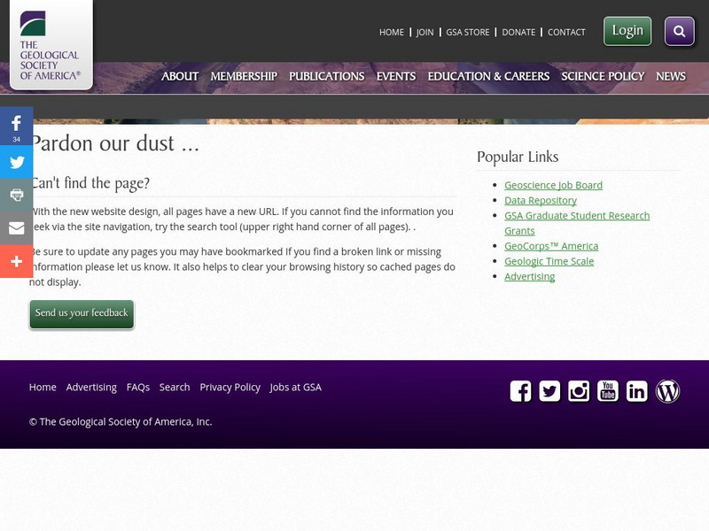 Geological Society of America: Resources Professional Doc Geological Society of America: Resources Professional Doc