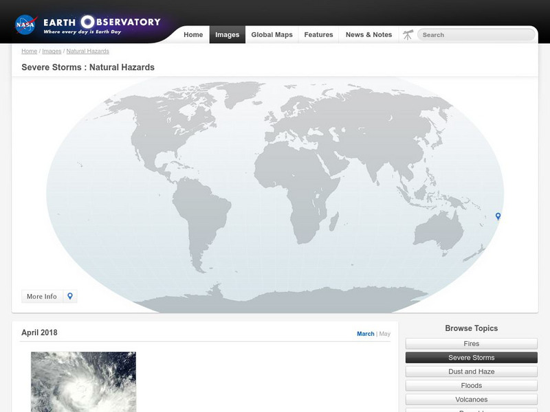 Nasa Earth Observatory: Natural Hazards: Severe Storms Graphic Nasa Earth Observatory: Natural Hazards: Severe Storms Graphic