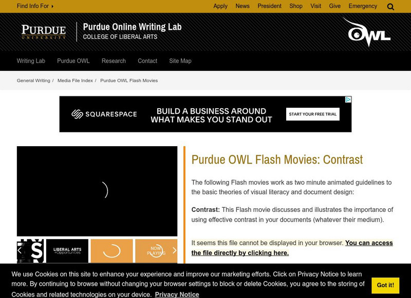 Purdue University Owl: Visual Rhetoric: Contrast Instructional Video Purdue University Owl: Visual Rhetoric: Contrast Instructional Video