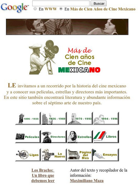 Mas De Cien Anos De Cine Mexicano Website
