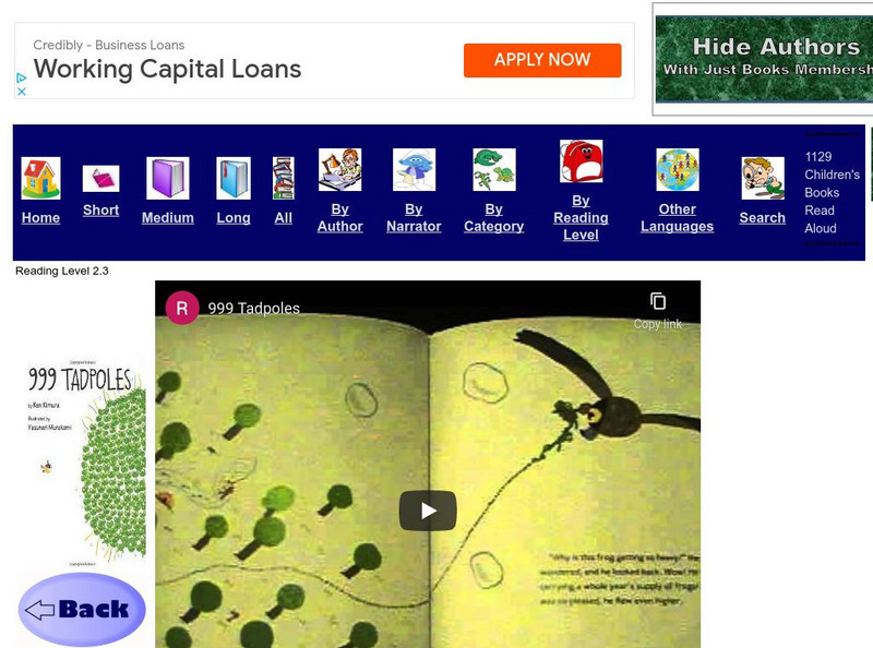 Just Books Read Aloud: Ken Kimura: 999 Tadpoles eBook