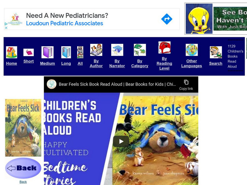 Just Books Read Aloud: Karma Wilson: Bear Feels Sick eBook