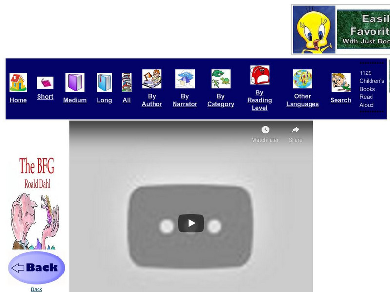 Just Books Read Aloud: Robert Dahl and Quentin Blake: Bfg eBook